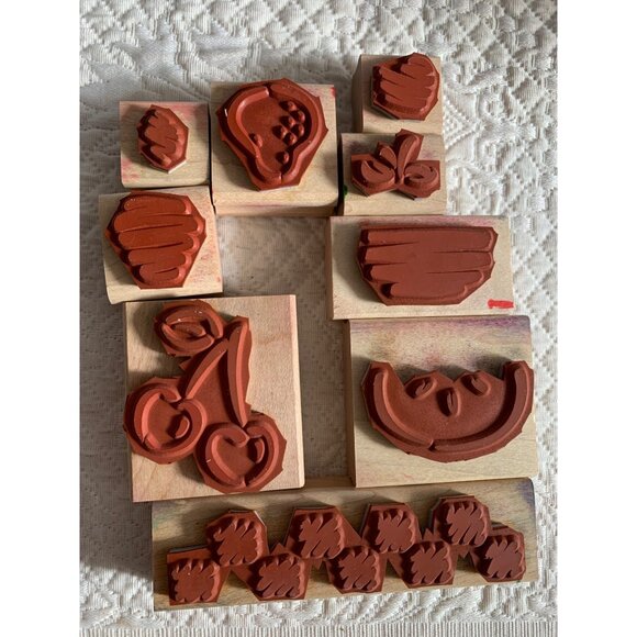 Stampin Up Fruit Medley Rubber Stamp Set - Picture 4 of 9